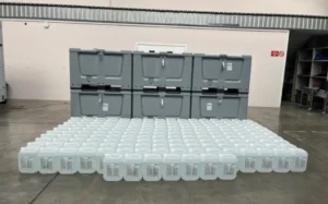 Earlier this month an estimated 1,950 litres of GBL have been seized. Four men are now before the courts on a range of significant drugs charges.
