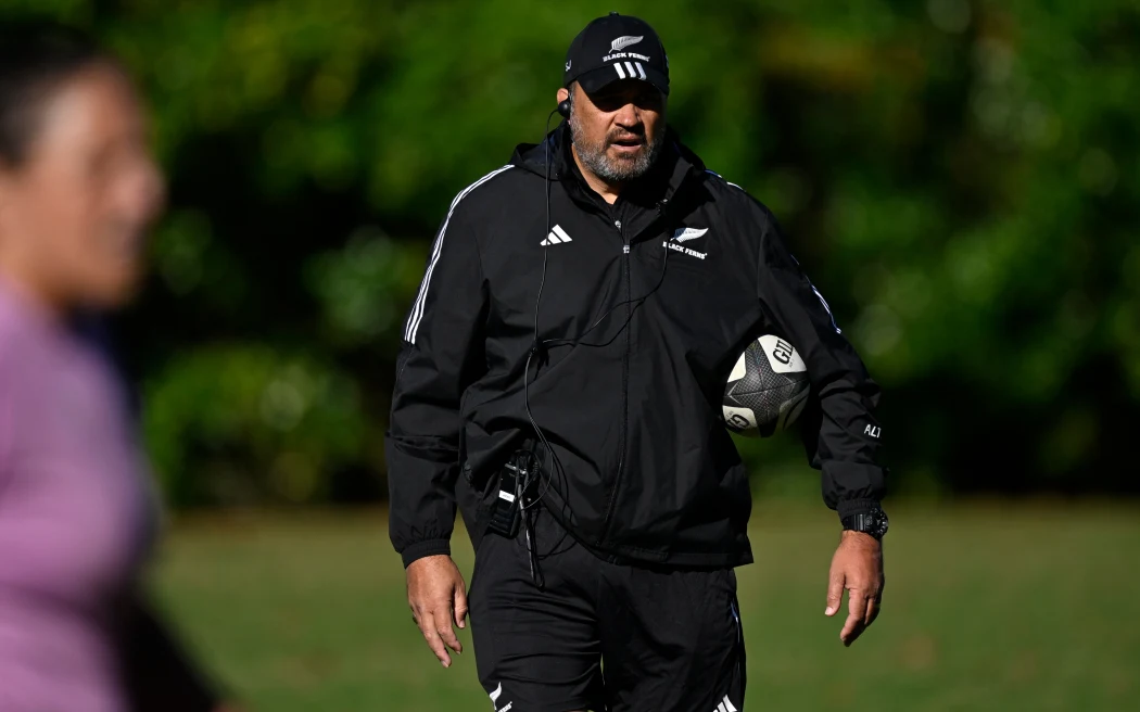 Black Ferns Defence Coach Steve Jackson.