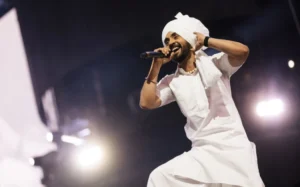 INDIO, CALIFORNIA - APRIL 22: Diljit Dosanjh performs at the Sahara tent during the 2023 Coachella Valley Music and Arts Festival on April 22, 2023 in Indio, California. Matt Winkelmeyer/Getty Images for Coachella/AFP (Photo by Matt Winkelmeyer / GETTY IMAGES NORTH AMERICA / Getty Images via AFP)