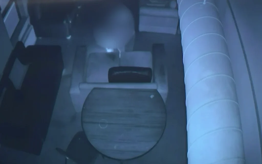 The High Court in Wellington has seen CCTV footage of a man setting fire to a couch inside Loafers Lodge on the evening it burned down.
