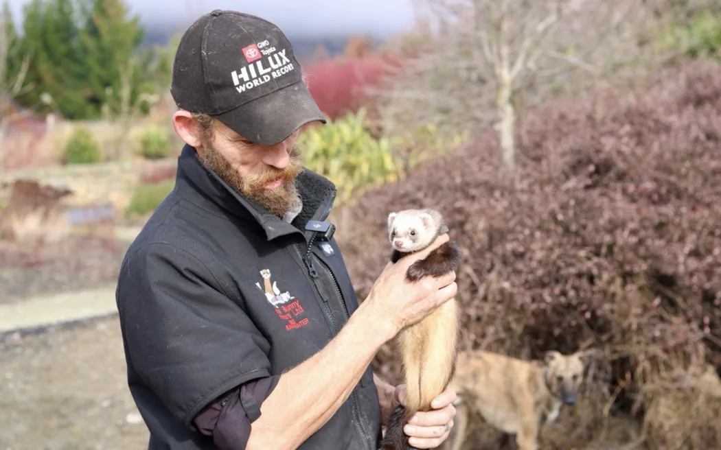Jim Curry grew up in the UK and said ferrets had been a “lifelong obsession”.