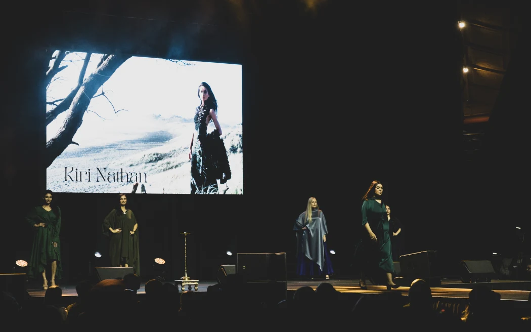 As part of India’s Independence Day celebrations, Māori and Indian fashion designers showcased their creations at the Dew Drop Events Centre on Saturday, 16 August 2025.