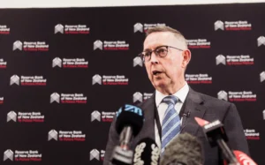 Reserve Bank chair Neil Quigley speaks after Adrian Orr's resignation.