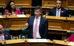 MPs speak during the second reading of the Principles of the Treaty of Waitangi Bill