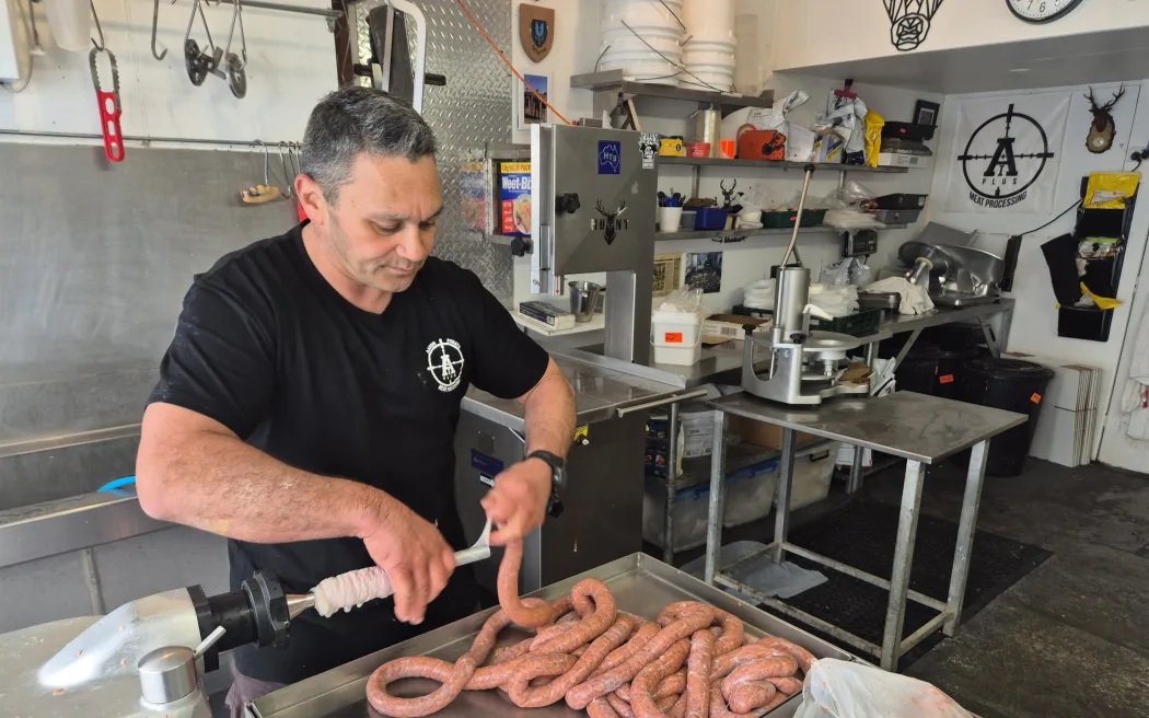 AARON POHATU MAKING SAUSAGES