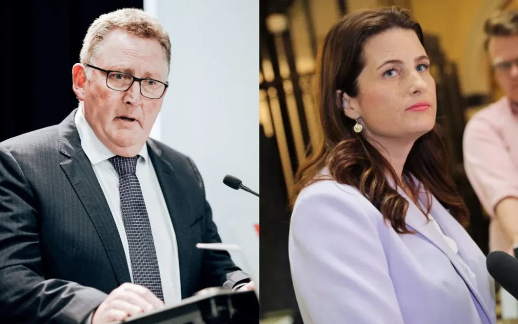 Adrian Orr and Nicola Willis.