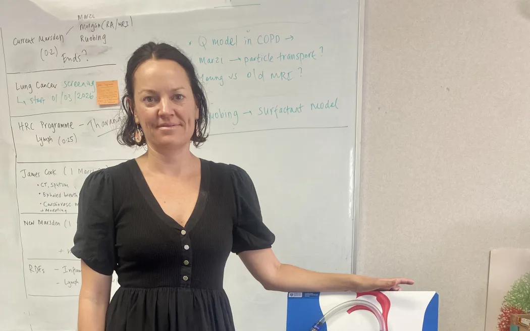 Associate Professor Kelly Burrows from Auckland University's Bio Engineering Institute is heading up a study into the long-term health effects of vaping.