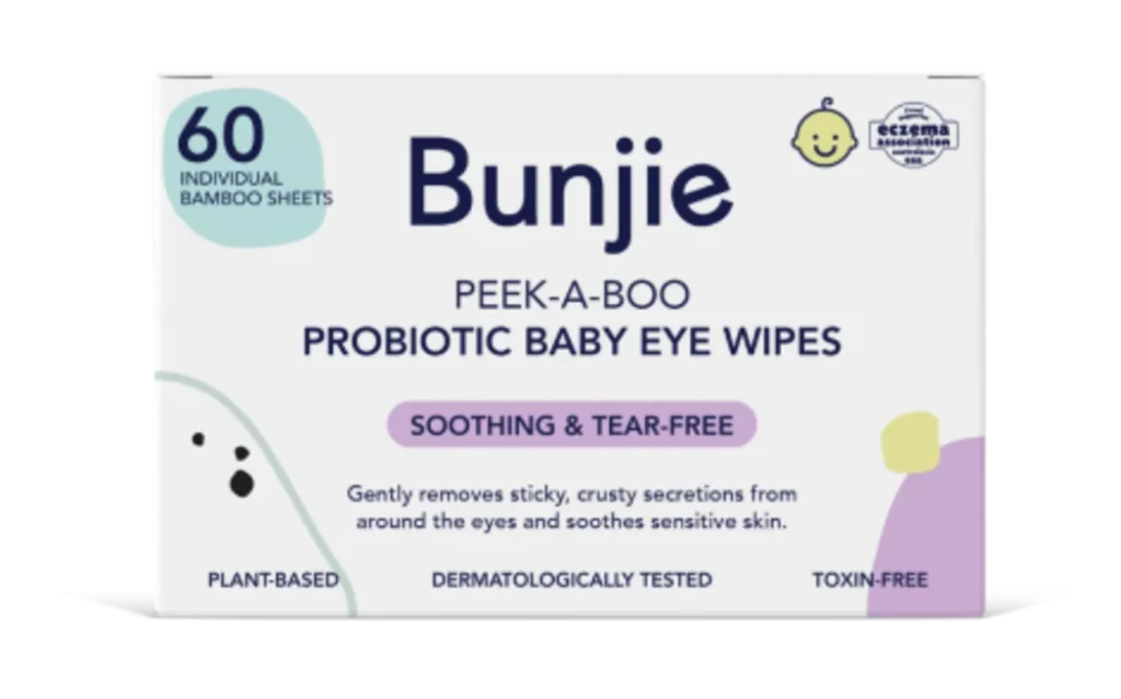 Bunjie Peek-A-Boo Probiotic Baby Eye Wipes: 30 Pack and 60 Pack are being recalled.