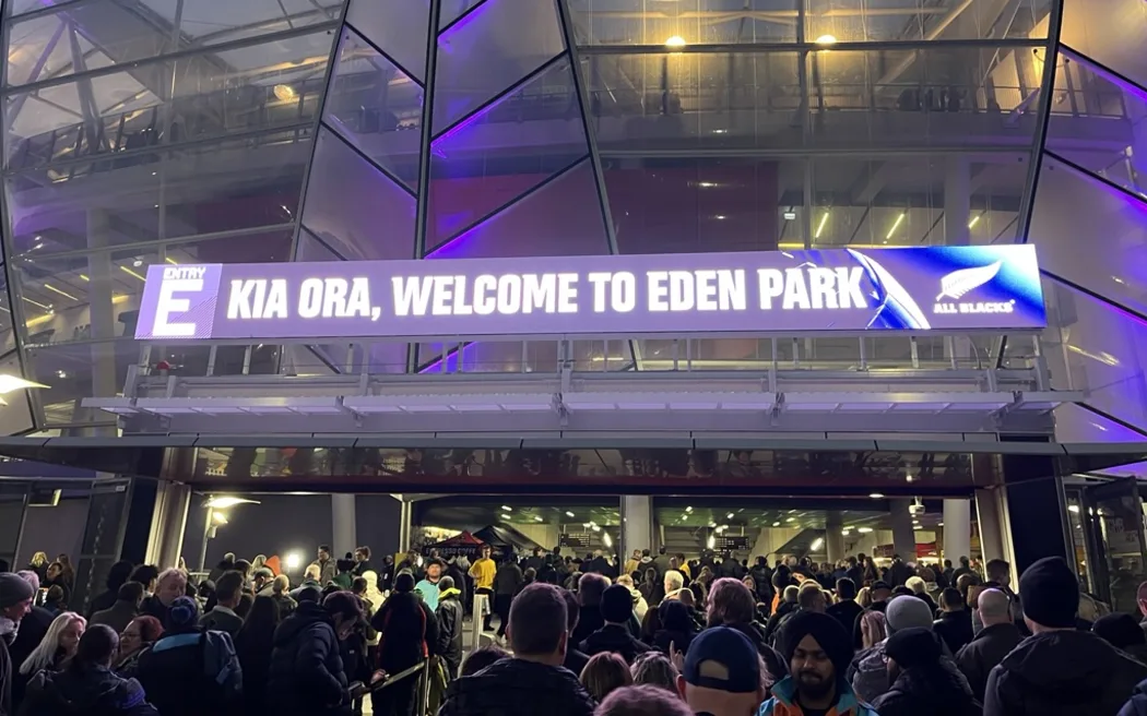 Crowds at Eden Park on Saturday 6 September, 2025, to see the All Blacks play the Springboks.