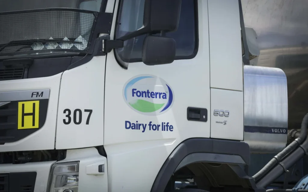 Fonterra milk truck