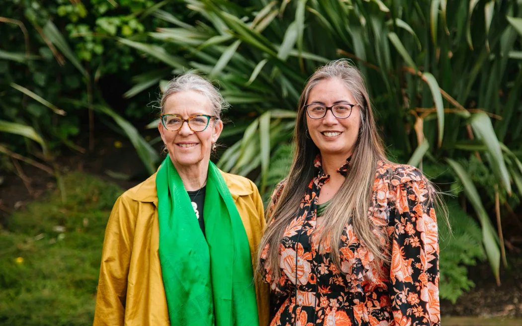 Green Party MPs Celia Wade Brown and Hūhana Lyndon