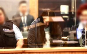 Hakyung Lee, the mother of Minu Jo, 6, and Yuna Jo, 8, is charged with their murders. CREDIT - LAWRENCE SMITHSTUFF POOL