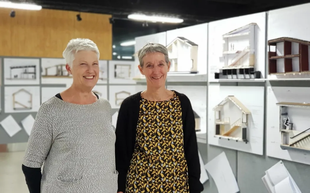 Hazel Kirkham, left, and Geraldine Murphy from the lobby group Inner City Wellington.