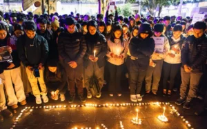 Hundreds gathered in Auckland on Tuesday to mourn those killed in Nepal’s anti-corruption protests.