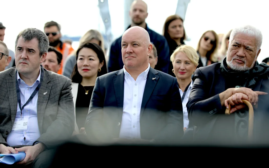 PM Christopher Luxon at Port of Auckland function