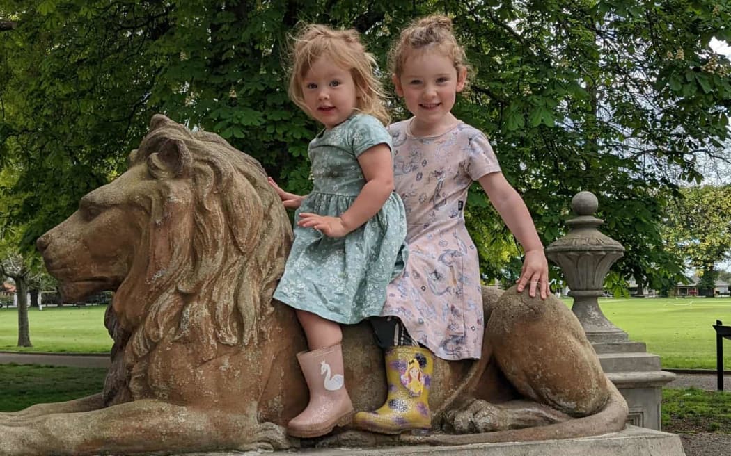 Ivy Collins (left) and sister Imogen were inseparable.