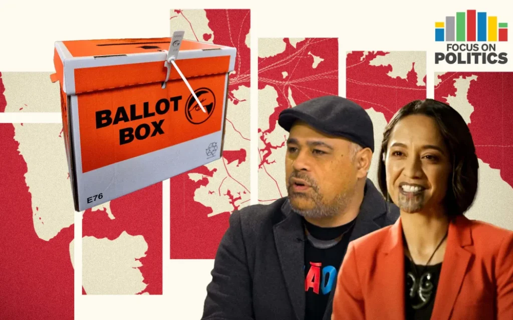 Labour's Peeni Henare and Te Pāti Māori's Oriini Kaipara.