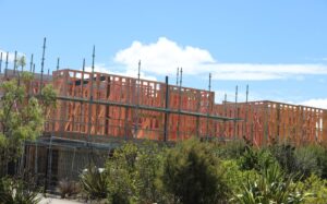 New houses being constructed in Hobsonville Point