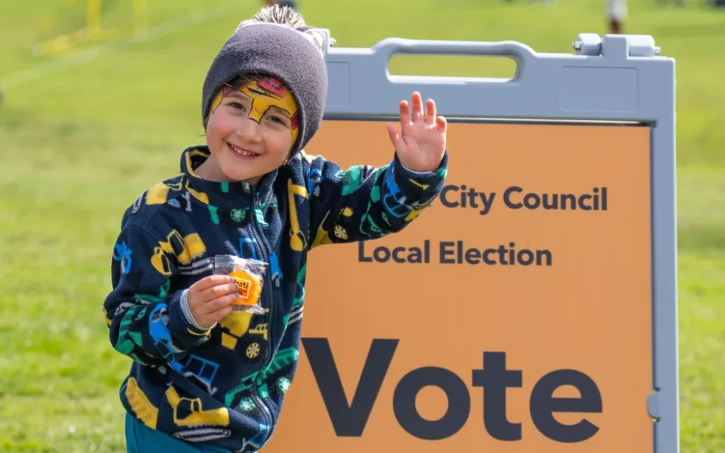 One of the council's get-out-the-vote events, 'Vote and Vibe' at Bremworth Park.