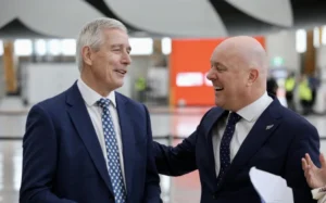 Opening of Air NZ maintenance base at Auckland Airport
