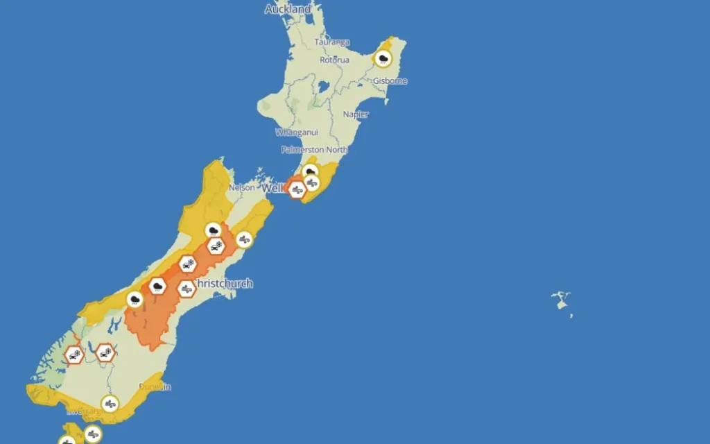 MetService map