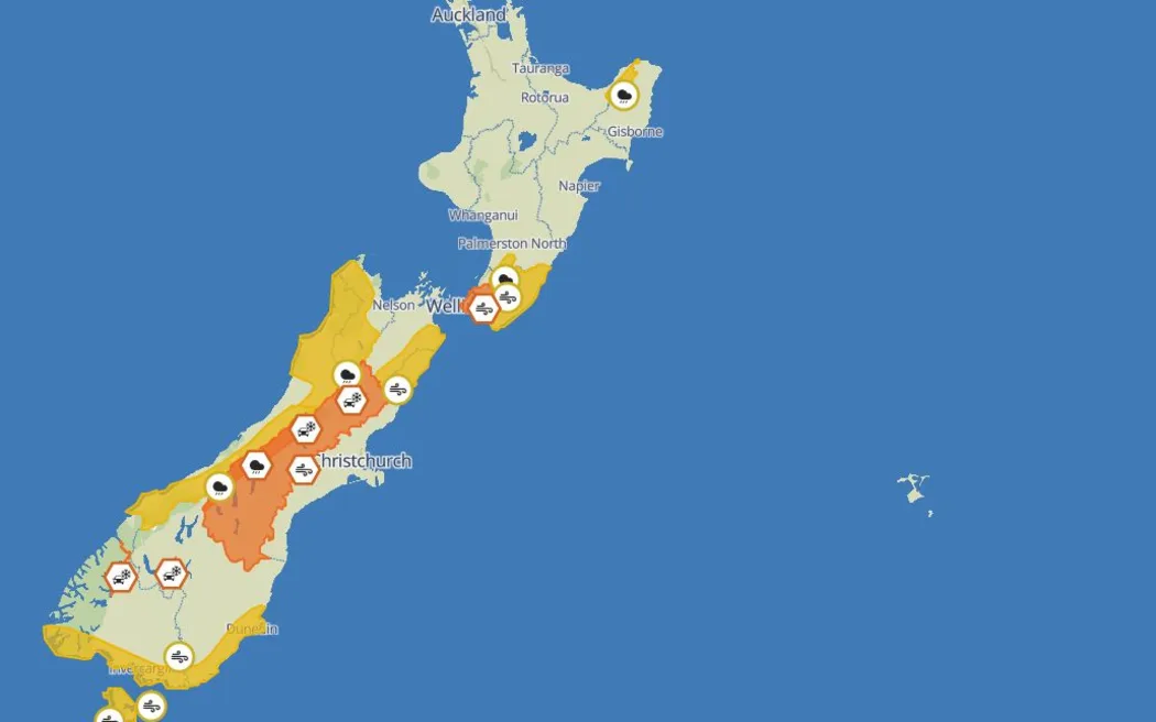 MetService map