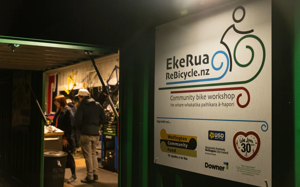 Eke Rua ReBicycle project manager Arthur Price