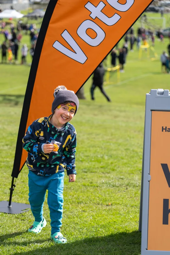 One of the council's get-out-the-vote events, 'Vote and Vibe' at Bremworth Park.