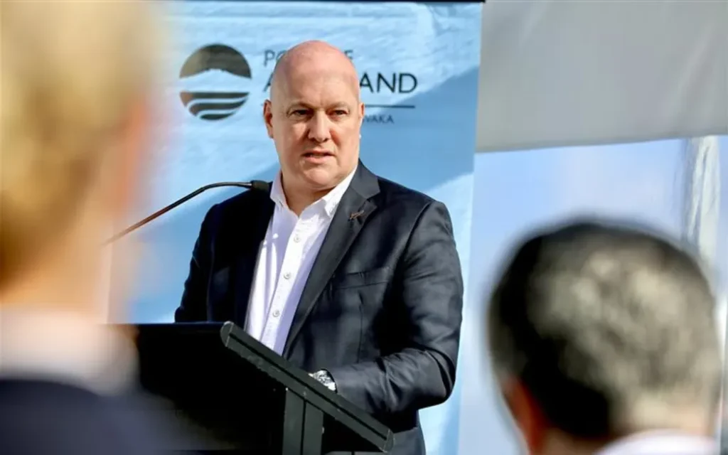PM Christopher Luxon at Port of Auckland function