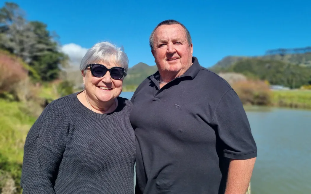 Retired farmers Karen and Kevin Walsh have been whitebaiting on the Awakino for more than 30 years.