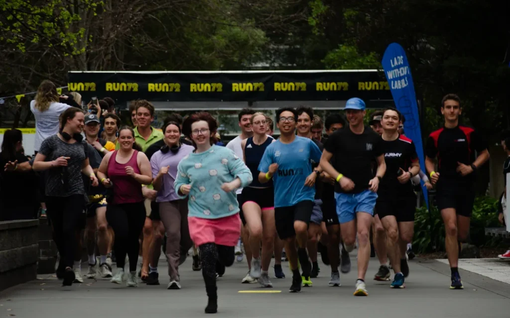 Run72 was held on the University of Canterbury campus from Tuesday to Friday.
