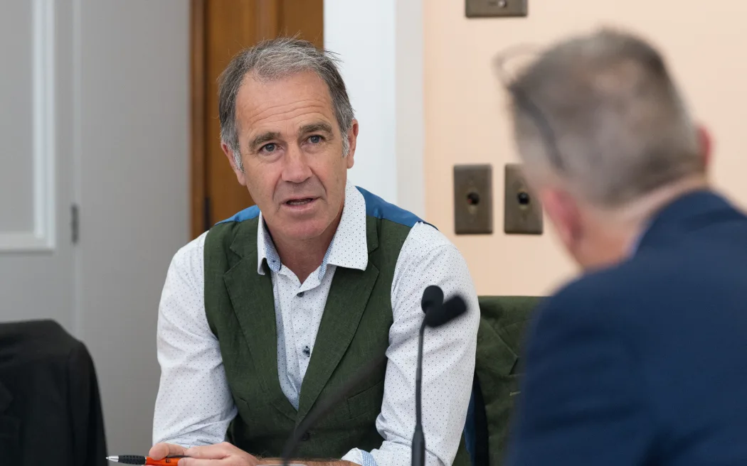Green Party MP Scott Willis in select committee.