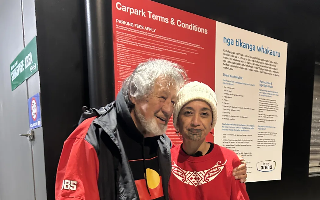 Te Pāti Māori's Pita Sharples and Oriini Kaipara.
