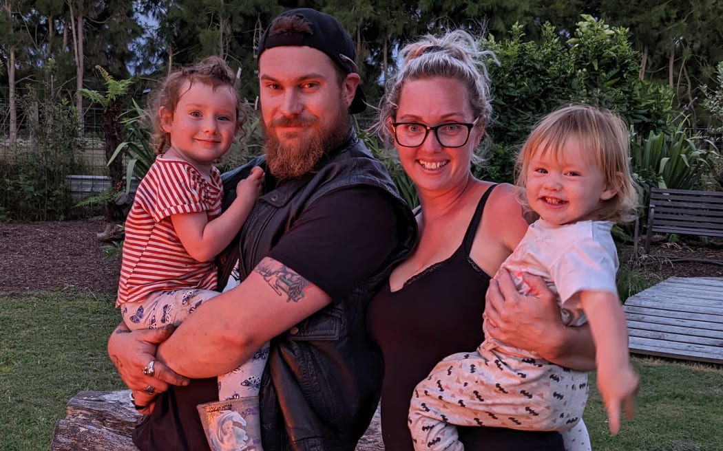 The Collins family - Imogen, Jack, Ella and Ivy.