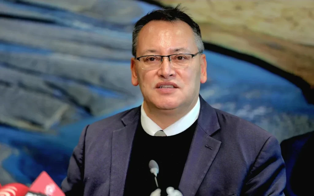 Shane Reti at new institute announcement