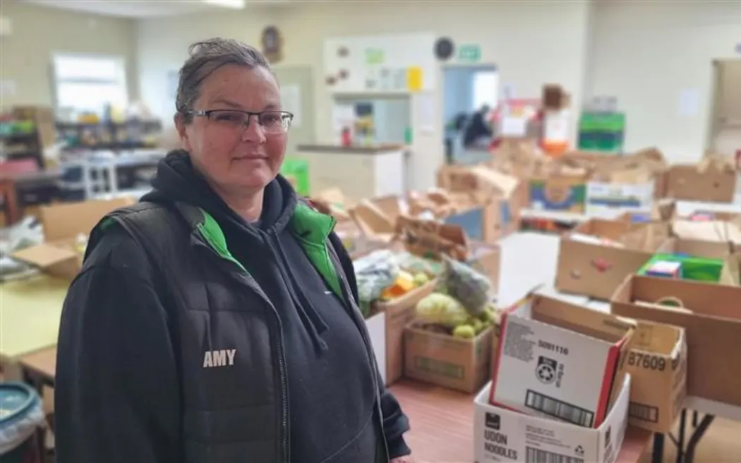 Waitara Foodbank operations manager Amy Olsen says up to 25 percent of the people coming in for parcels have never used the service previously.