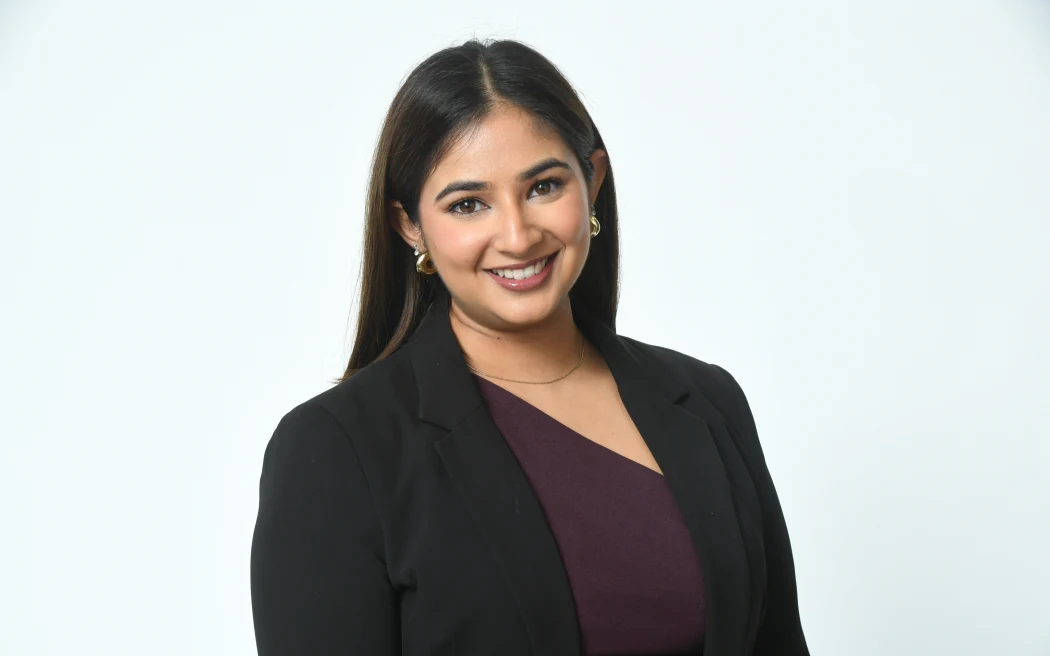 A portrait image of a woman.