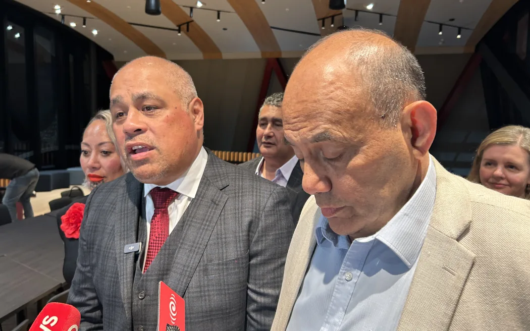 Willie Jackson and Peeni Henare