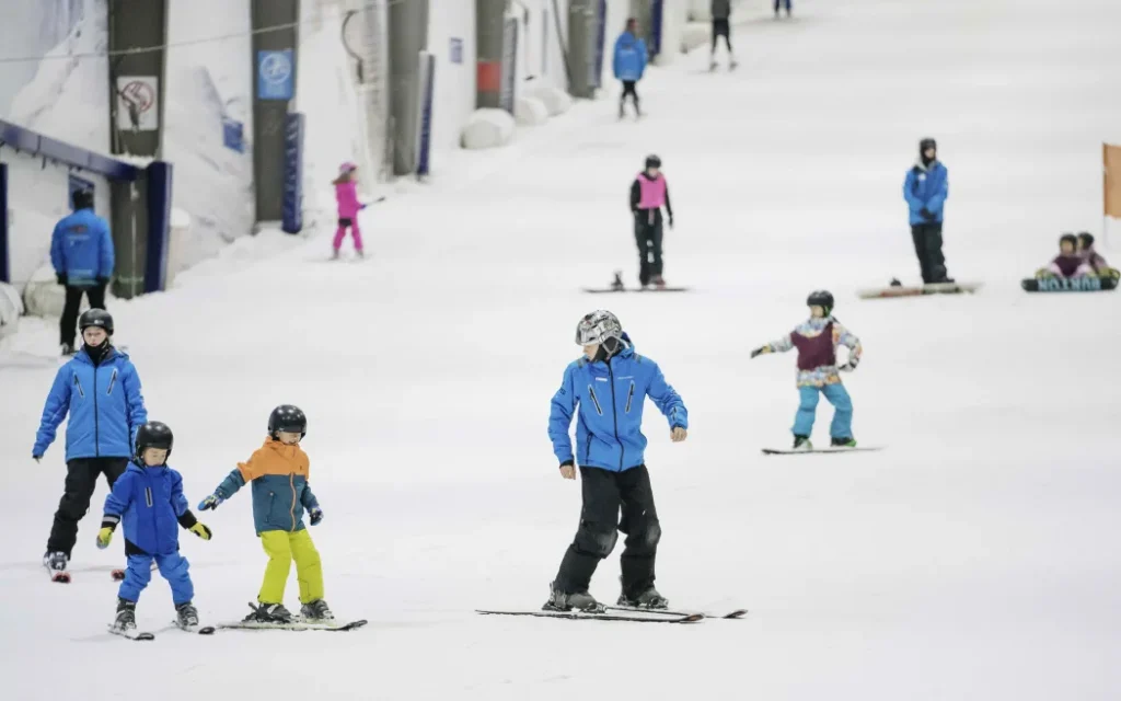 Snowplanet indoor skiing field on northshore, Auckland