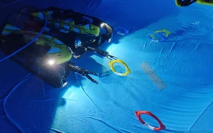 Bay Dynamics, now part of SYOS Aerospace, unmanned underwater vehicle UUV unit 303.