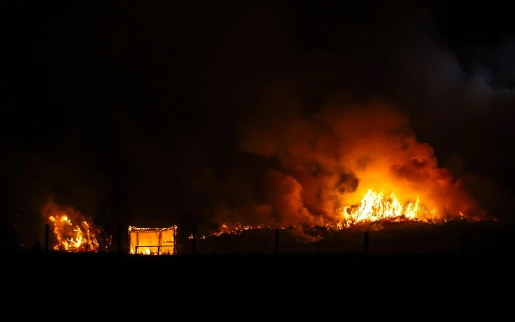 Fires in Kaikōura have destroyed five houses.