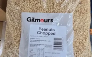 Gilmours branded chopped peanuts.