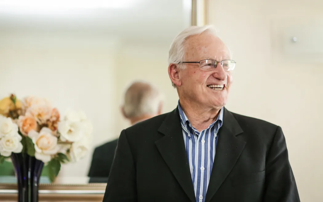 Lễ tang cựu Thủ tướng Jim Bolger: Chính giới New Zealand tề tựu tiễn biệt 50 A portrait of Jim Bolger at his home in Waikanae in 2016