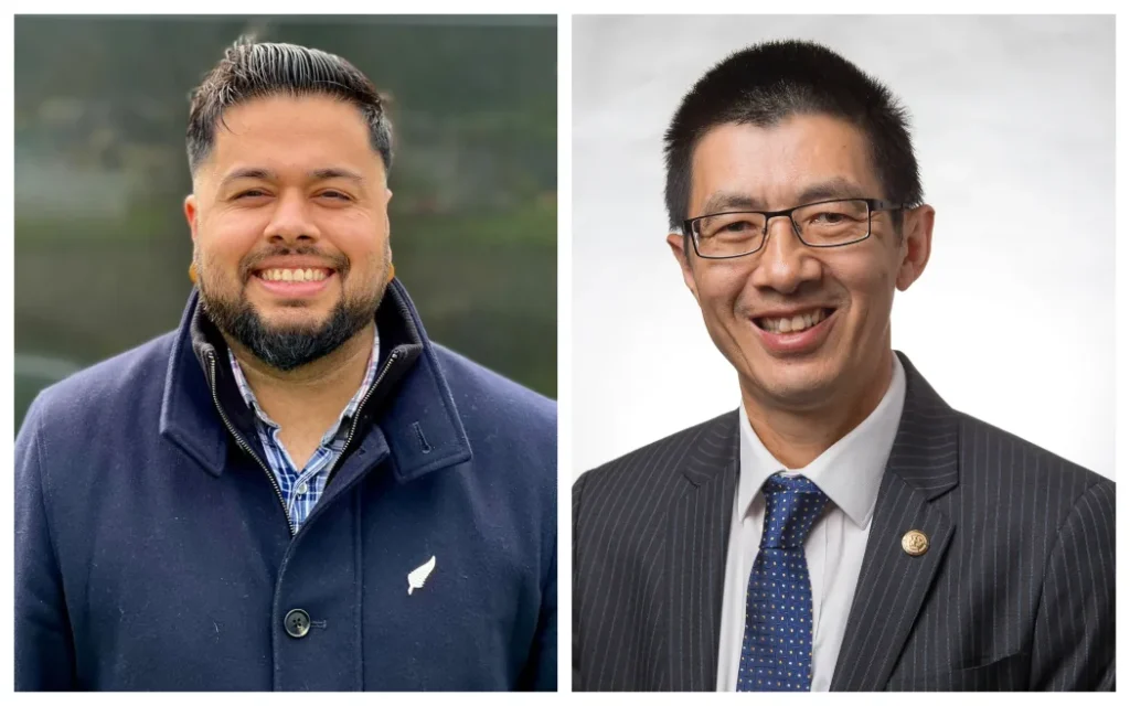 Cộng đồng châu Á thắng lớn, tăng cường tiếng nói tại chính quyền địa phương 1 Marshal Ahluwalia (left) and David Wong secured local body seats by winning a large number of votes in the 2025 local body elections.