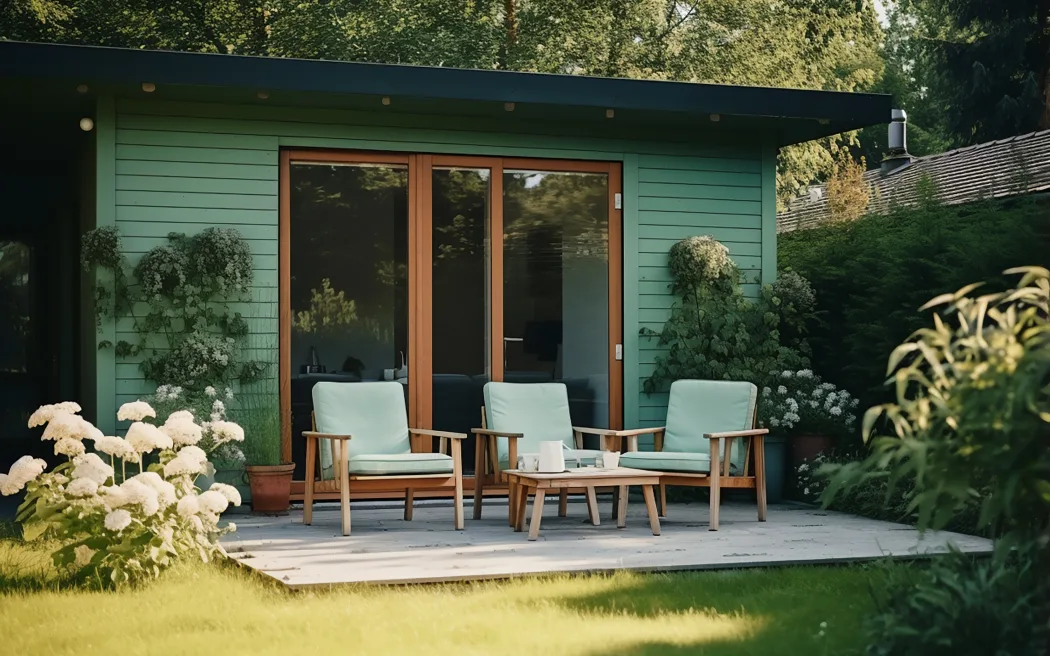 **New Zealand:** Quy định xây nhà phụ được nới lỏng, chính thức thông qua tại Quốc hội 57 Table and chairs on the terrace of a flat in summer.