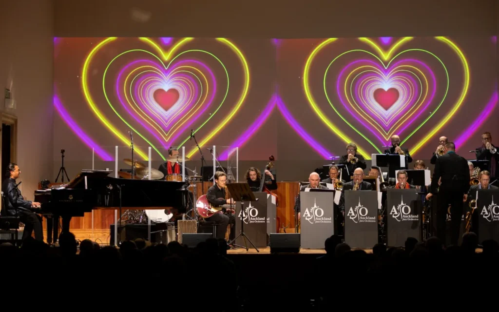 Bollywood Meets Jazz is a musical collaboration between pianist Ben Fernandez and the Auckland Jazz Orchestra.