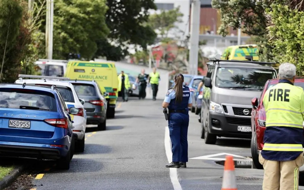 Police are responding to an incident in Auckland's New Lynn on Monday.