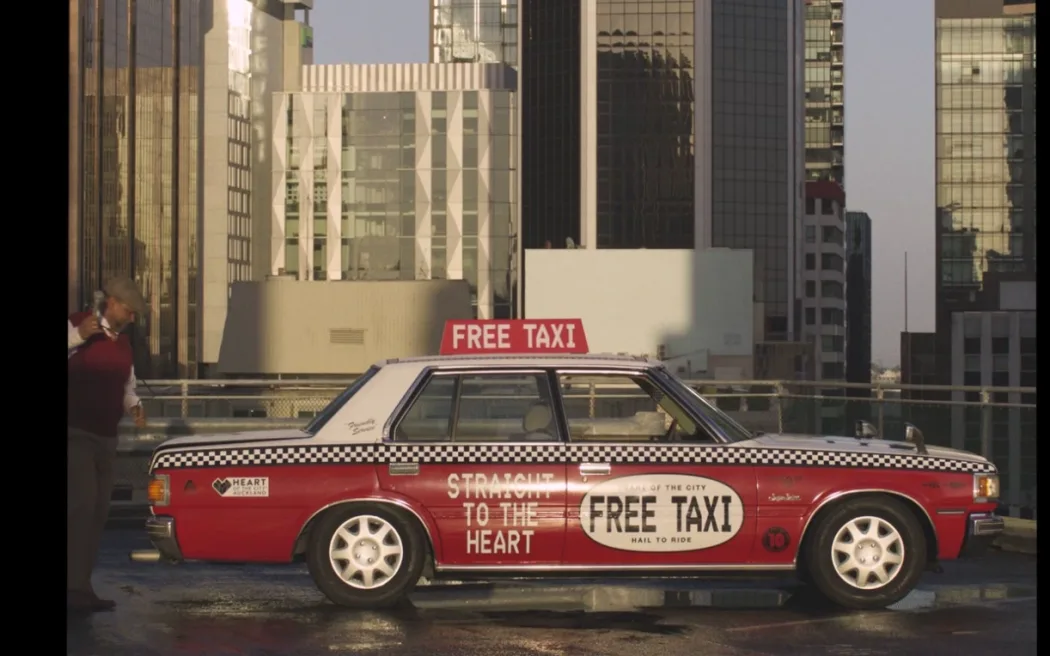 Retro taxi cabs to take passengers on mystery rides around Auckland as part of a new campaign by Heart of the City.