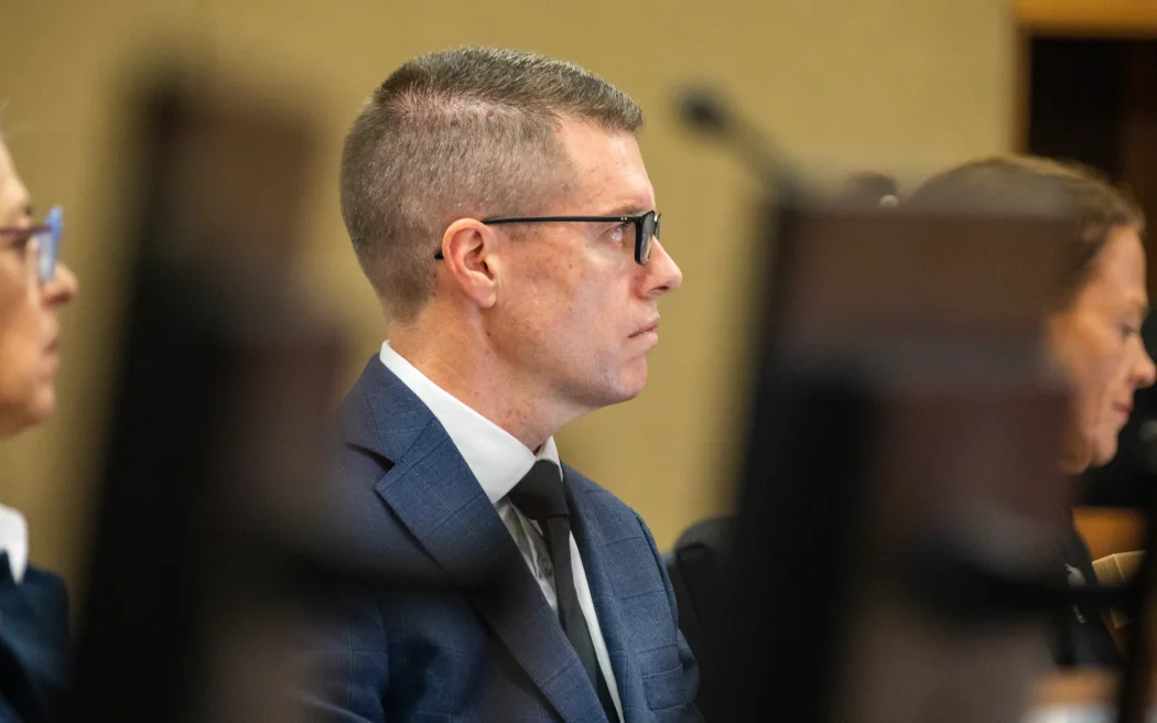 Các quốc đảo Thái Bình Dương đối mặt nguy cơ thành 'quốc gia ma túy', cố vấn New Zealand cảnh báo 2 Steve Symon, Lawyer for Worksafe, during the trial into the Whakaari / White Island eruption - pictured on 13 July, 2023.