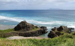 Te Arai Point beach north of Auckland.